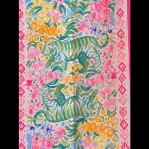 🆕 🐅 NWT LILLY PULITZER 2 TIGERS TOTE SHOPPING🐅 GWP